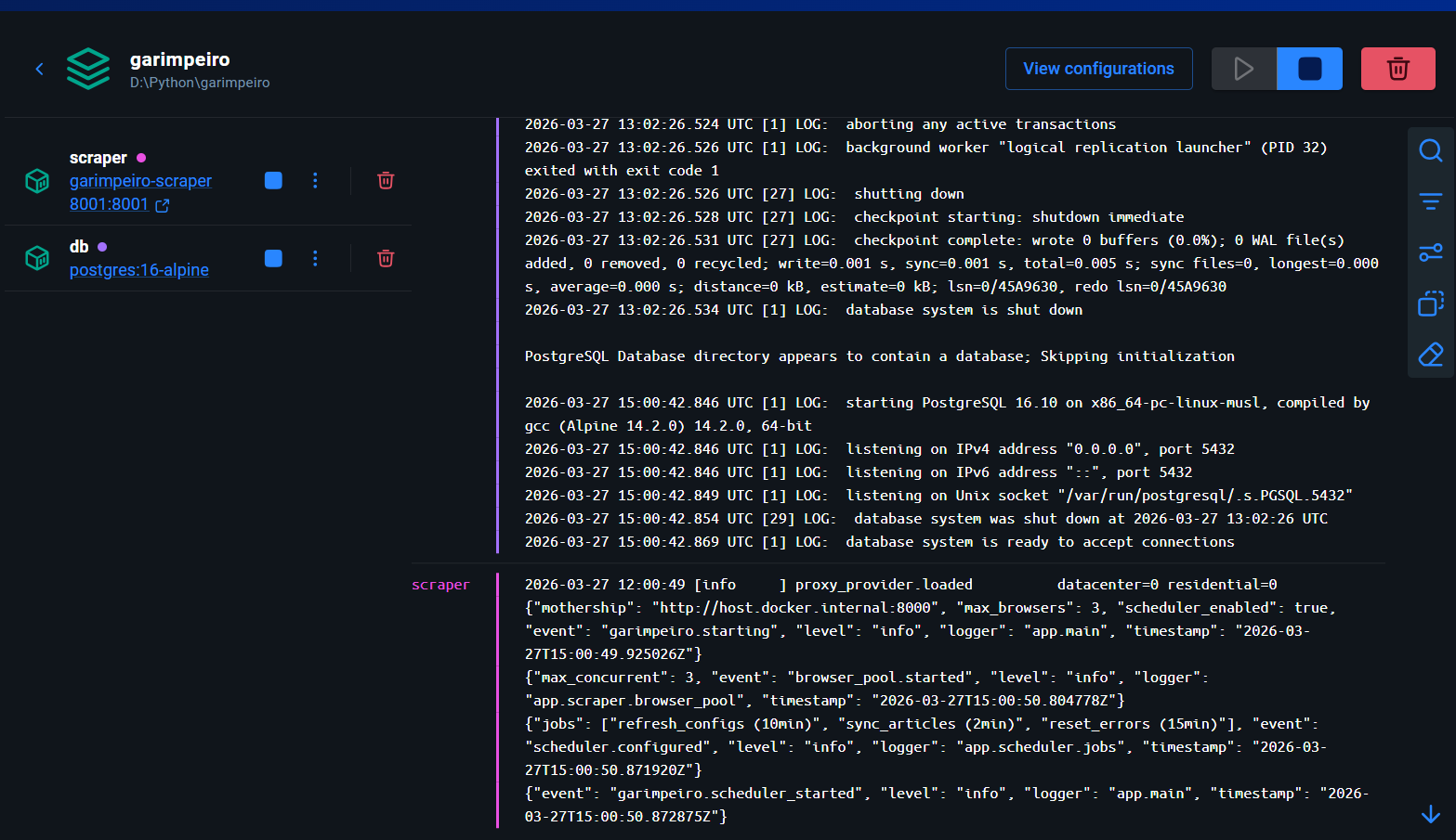 Garimpeiro: Microserviço Autônomo de Web Scraping Anti-Detecção